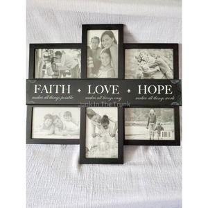 Faith Hope Love  6 Photo Frame